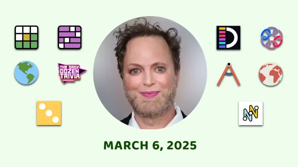 This is the thumbnail for the video titled 'Lets play Wordle and more - March 6, 2025 (Episode 7)'