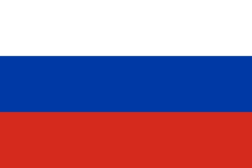 The flag of Russia