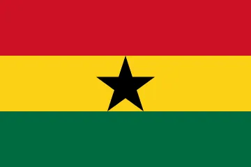 The flag of Ghana