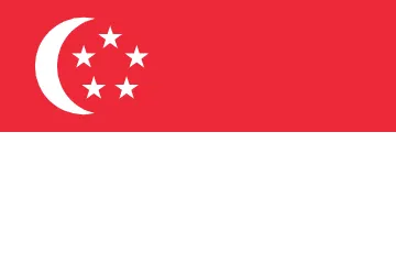 The flag of Singapore