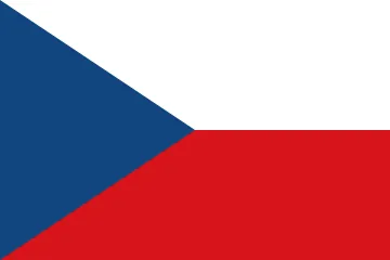 The flag of Czechia