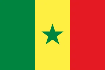 The flag of Senegal