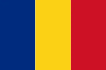 The flag of Romania