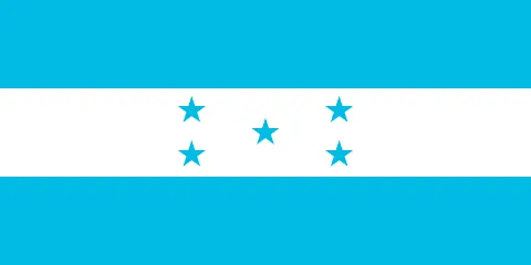 The flag of Honduras