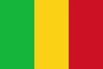 The flag of Mali