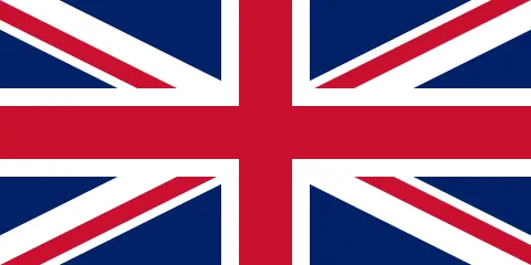 The flag of United Kingdom