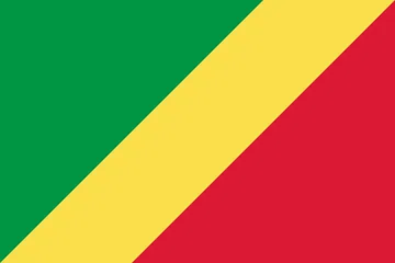 The flag of Republic of the Congo