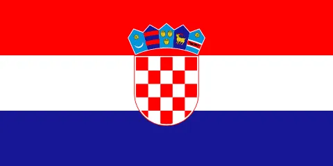 The flag of Croatia