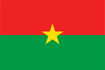 The flag of Burkina Faso