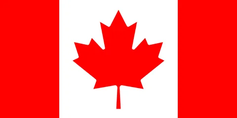 The flag of Canada