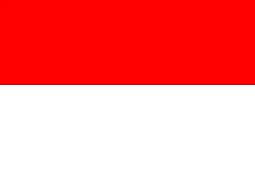 The flag of Indonesia