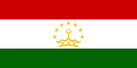 The flag of Tajikistan