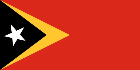 The flag of East Timor