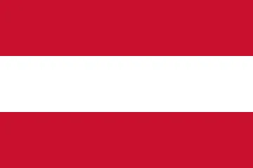 The flag of Austria