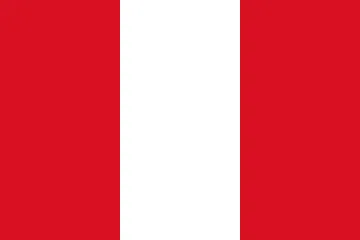 The flag of Peru