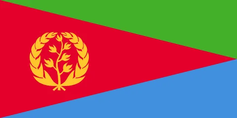 The flag of Eritrea