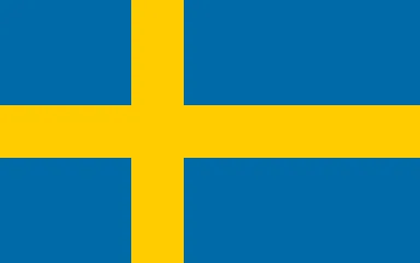 The flag of Sweden