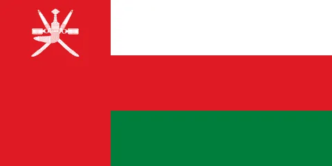 The flag of Oman