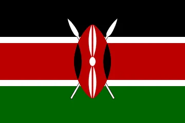 The flag of Kenya