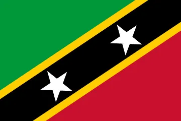 The flag of Saint Kitts And Nevis