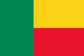 The flag of Benin