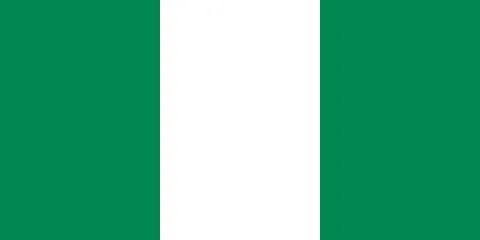 The flag of Nigeria