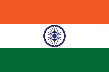 The flag of India