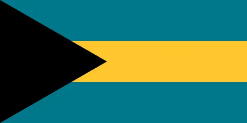 The flag of Bahamas