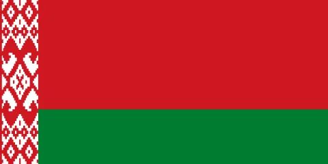 The flag of Belarus