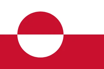 The flag of Greenland