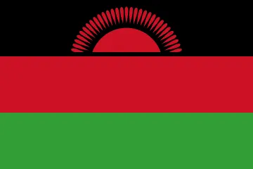 The flag of Malawi