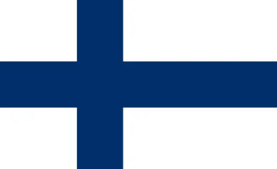 The flag of Finland