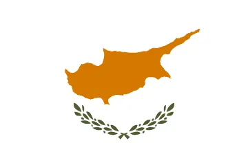 The flag of Cyprus