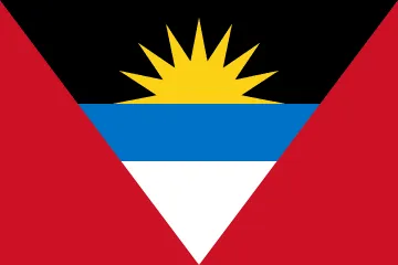 The flag of Antigua And Barbuda