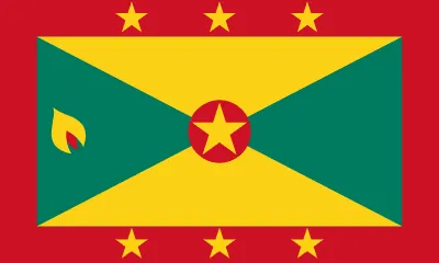 The flag of Grenada