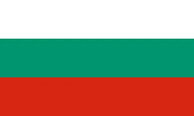 The flag of Bulgaria