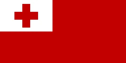 The flag of Tonga