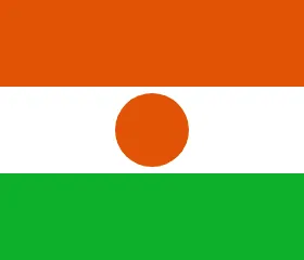 The flag of Niger