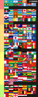 My finished tier list of 198 country flags. Click to see the full resolution.