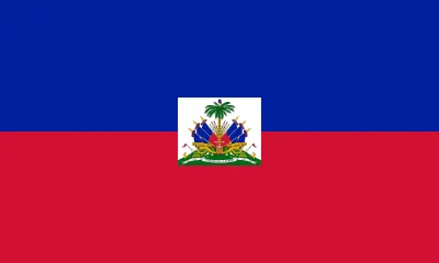 The flag of Haiti