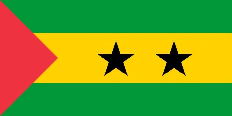 The flag of São Tomé and Príncipe