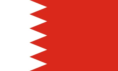 The flag of Bahrain