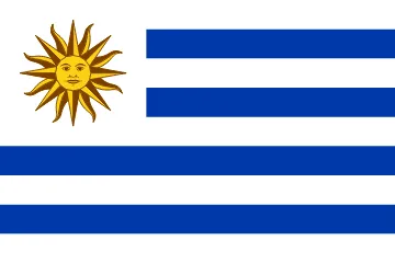 The flag of Uruguay