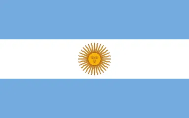 The flag of Argentina