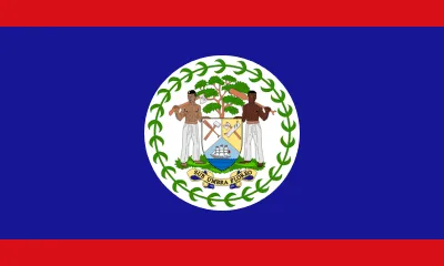 The flag of Belize