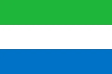 The flag of Sierra Leone