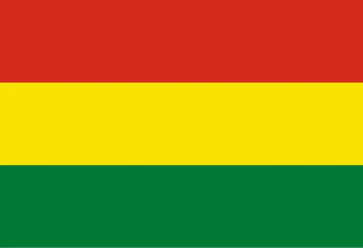 The flag of Bolivia