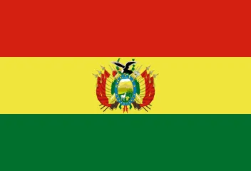 The war flag of Bolivia