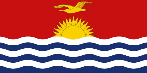 The flag of Kiribati