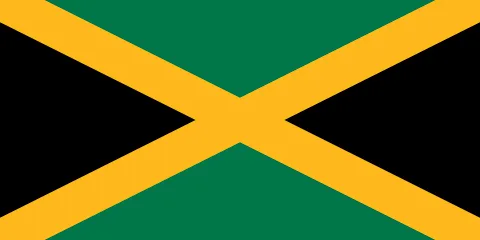 The flag of Jamaica